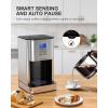 imageAIRMSEN 12Cup Programmable Drip Coffee Maker Stainless Steel Auto Brew with 3 Temperature Settings 4Hour Keep Warm ampamp Reusable Filter Silver