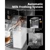 imageAIRMSEN 20 Bar Espresso Machine with Automatic Milk Frother Cappuccino ampamp Latte Coffee Maker with Quick Brew Dual Boiler 1350W  1000W Stainless Steel 60oz Water Tank Touchscreen