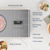 imageAIRMSEN 21Quart Ice Cream Maker Machine with Builtin Compressor No PreFreezing Required Fully Automatic Frozen Treats Maker with LED Display ampamp Timer 72Minute Cooling Function Stainless Steel