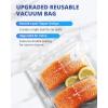 imageAIRMSEN Reusable Vacuum Sealer Bags 10 PCS  Fits AIRMSEN Chef FoodSaver and Most Handheld Sealers  BPA Free Food Saver Bags for Meal Prep Sous Vide Marinator  5L 138quotx 118quotLarge10 PCS