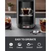 imageAIRMSEN Single Serve Coffee Maker with Grinder Grind and Brew All in One  616 Oz Single Cup Coffee Machine with 19 oz Travel Mug  Adjustable Drip Tray Overheat Protection