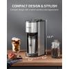 imageAIRMSEN Single Serve Coffee Maker with Grinder Grind and Brew All in One  616 Oz Single Cup Coffee Machine with 19 oz Travel Mug  Adjustable Drip Tray Overheat Protection