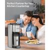 imageAIRMSEN Single Serve Coffee Maker with Grinder Grind and Brew All in One  616 Oz Single Cup Coffee Machine with 19 oz Travel Mug  Adjustable Drip Tray Overheat Protection