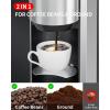 imageAIRMSEN Single Serve Coffee Maker with Grinder Grind and Brew All in One  616 Oz Single Cup Coffee Machine with 19 oz Travel Mug  Adjustable Drip Tray Overheat Protection