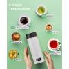 imageAIRMSEN Travel Electric Kettle with 6 Temperature Control 4 KeepWarm Modes  500ml Portable Water Boiler Builtin 316 Stainless Steel  Mini Hot Water Kettle for Tea Milk Coffee  White