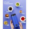imageAIRMSEN Travel Electric Kettle with 6 Temperature Control 4 KeepWarm Modes  500ml Portable Water Boiler Builtin 316 Stainless Steel  Mini Hot Water Kettle for Tea Milk Coffee  Navy