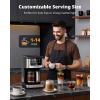 imageAIRMSEN 14Cup Programmable Drip Coffee Maker  1000W Fast Brewing Coffee Machine with Timer Delay Start ampamp 2H KeepWarm 73oz Tank Touchscreen ampamp Glass Carafe  Perfect for Home ampamp Office Use
