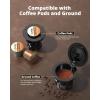 imageAIRMSEN Grind ampamp Brew Coffee Maker with Grinder  Single Serve Machine Compatible with KCup Pods ampamp Ground 1000W Fast 614oz Brewer Descaling Alert Touchscreen ampamp 50oz Removable Tank LargeLarge
