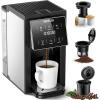 imageAIRMSEN Grind ampamp Brew Coffee Maker with Grinder  Single Serve Machine Compatible with KCup Pods ampamp Ground 1000W Fast 614oz Brewer Descaling Alert Touchscreen ampamp 50oz Removable Tank
