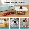 imageAIRMSEN 1Step Vacuum Sealer for Food 6in1 Fully Automatic Vacuum Sealer Builtin Cutter amp Bag Storage LED Touch Panel Dry amp Moist Modes for Food Preservation Starter Kit Included