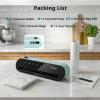 imageAIRMSEN 1Step Vacuum Sealer for Food 6in1 Fully Automatic Vacuum Sealer Builtin Cutter amp Bag Storage LED Touch Panel Dry amp Moist Modes for Food Preservation Starter Kit Included