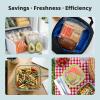 imageAIRMSEN 1Step Vacuum Sealer for Food 6in1 Fully Automatic Vacuum Sealer Builtin Cutter amp Bag Storage LED Touch Panel Dry amp Moist Modes for Food Preservation Starter Kit Included