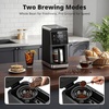 image:imageAIRMSEN Grind amp Brew Coffee Maker with Builtin Grinder Programmable Single Serve Coffee Maker  5 Cup800ML 3 Grind Settings Auto Keep Warm amp Glass Carafe for Small Home and Office Pure Black