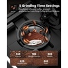 image:imageAIRMSEN Grind and Brew Coffee Maker KCup Compatible SingleServe  3 Brewing Options BuiltIn Grinder Large 50oz Removable Water Tank Powerful 1000W Heating System Smart TouchscreenStandard
