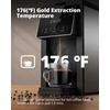 image:imageAIRMSEN Grind and Brew Coffee Maker KCup Compatible SingleServe  3 Brewing Options BuiltIn Grinder Large 50oz Removable Water Tank Powerful 1000W Heating System Smart TouchscreenStandard
