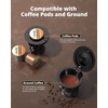 image:imageAIRMSEN Grind and Brew Coffee Maker KCup Compatible SingleServe  3 Brewing Options BuiltIn Grinder Large 50oz Removable Water Tank Powerful 1000W Heating System Smart TouchscreenStandard