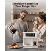 image:imageAIRMSEN 12Cup Programmable Duo Coffee Maker  Single Serve Machine for KCup Pods amp Ground 1000W Fast Brew Delay Start 2H Keep Warm Touchscreen 60oz Tank Glass Carafe  Home amp OfficeBeige